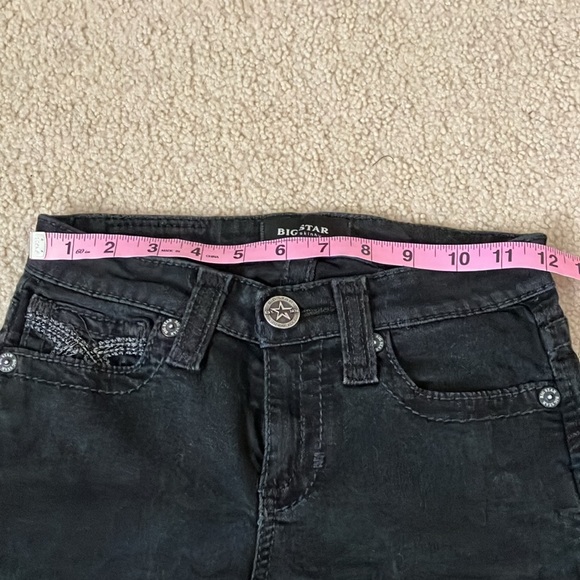 Big Star Alex Skinny Black Jeans, 0/24, Soft and Stretchy - Picture 3 of 9